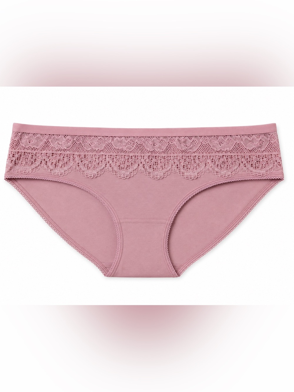Soma Embraceable Lace Hipster Panty Blush Pink 6 M NWT